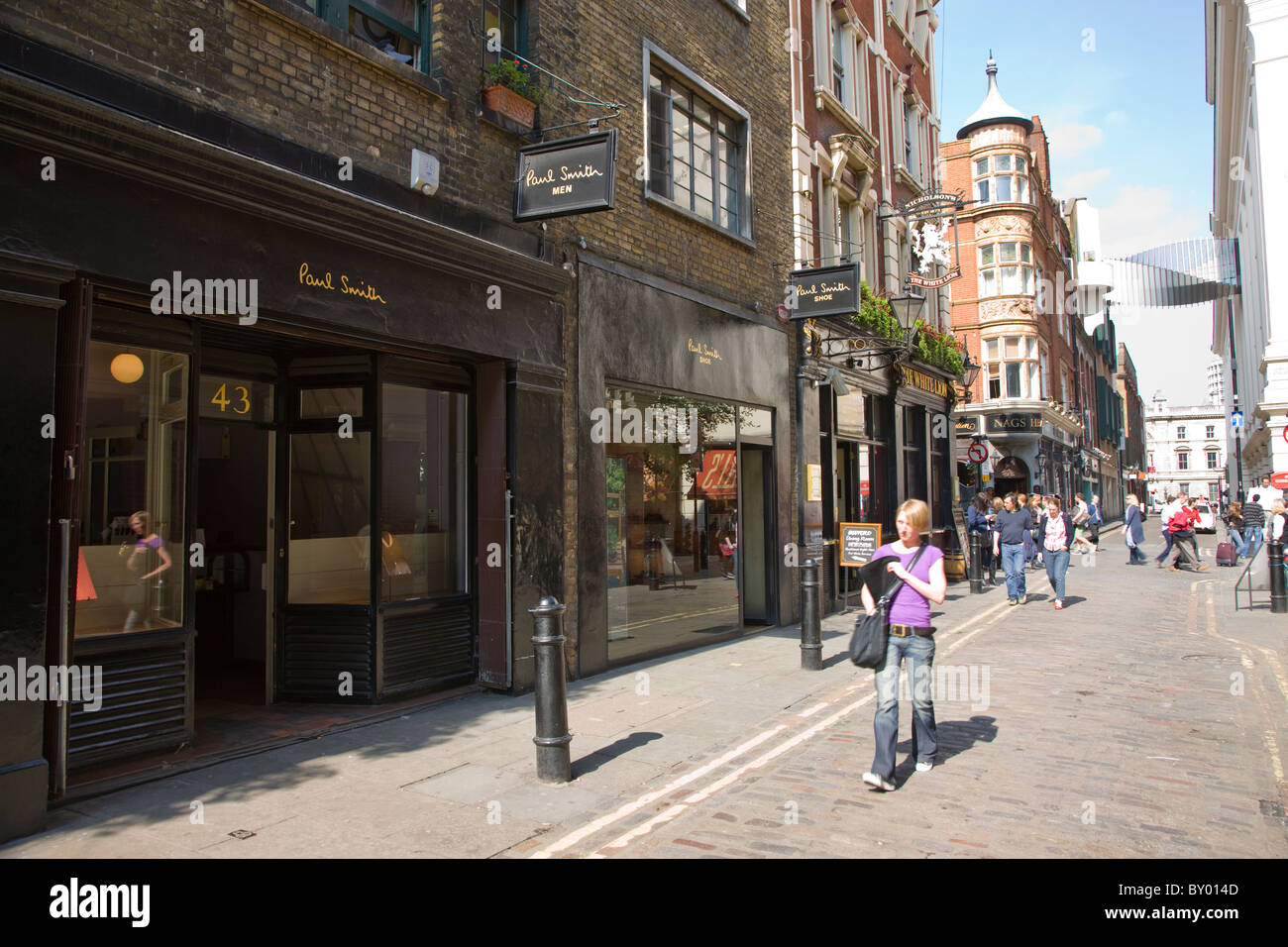 Paul Smith shop on Floral Street in Covent Garden Stock Photo