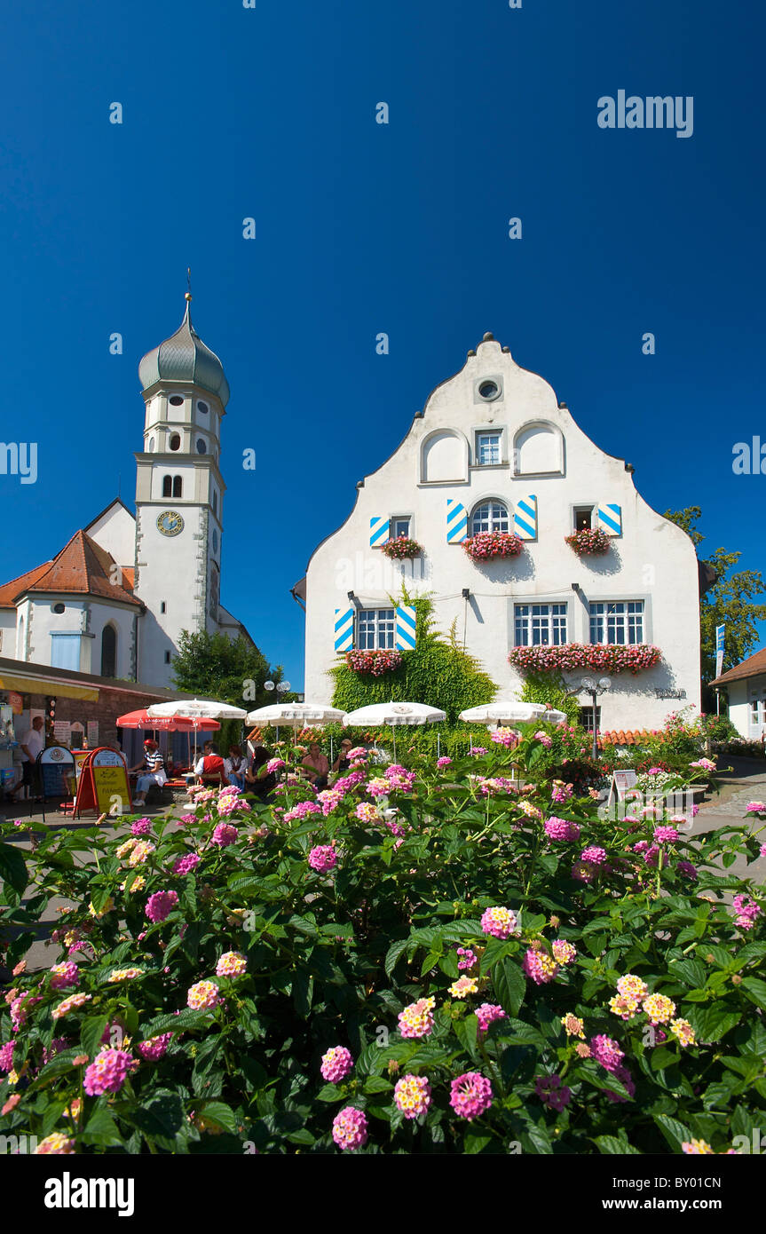 Wasserburg, Lake Constance, Baden-Wuerttemberg, Germany Stock Photo