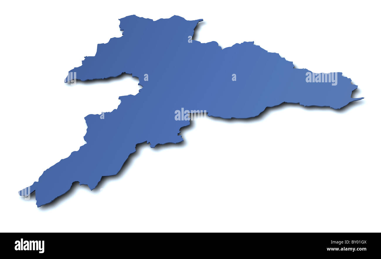 Map of canton Jura - Switzerland Stock Photo