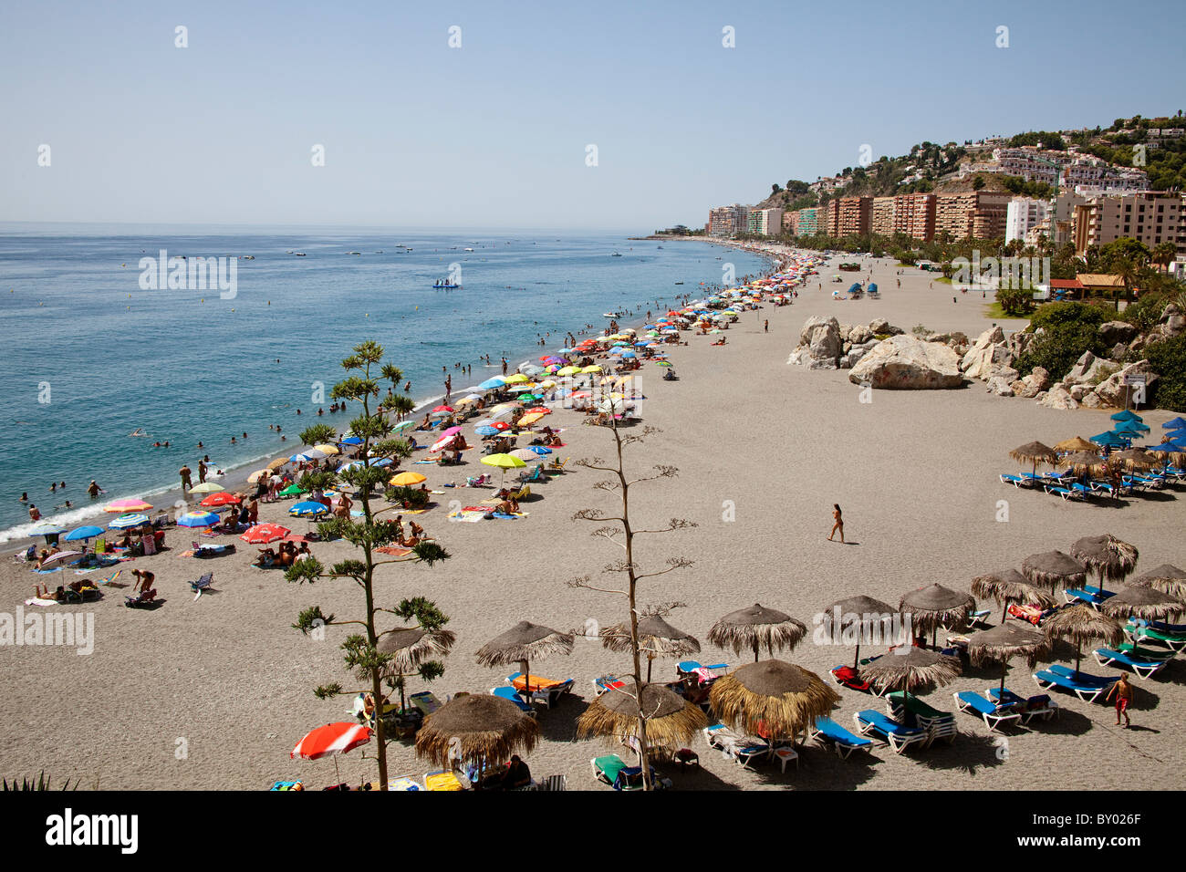 Playa Velilla Almunecar Costa Tropical Granada Andalucia Espana