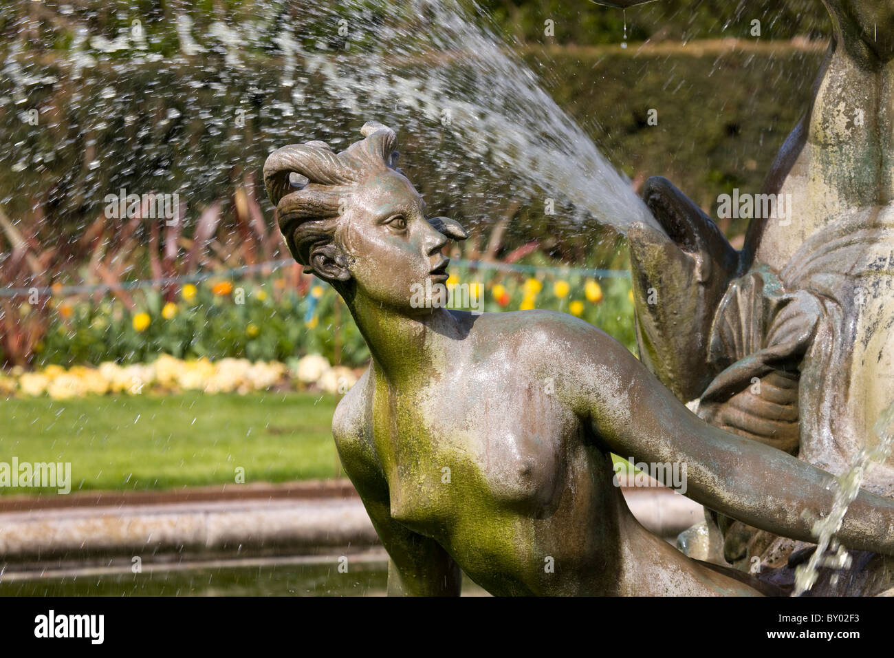 Queen Mary's Gardens in Regents Park Stock Photo