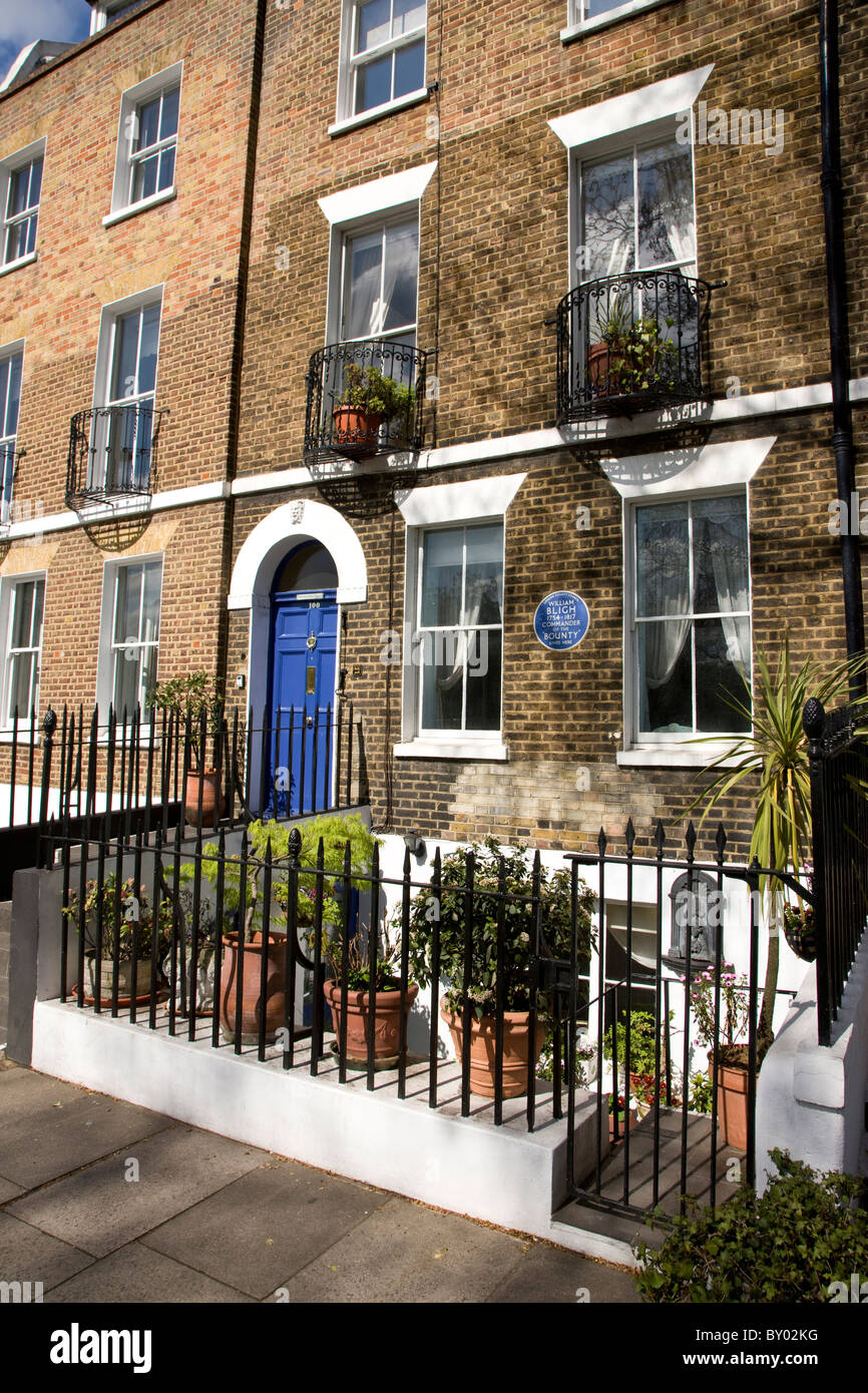 William Bligh's house close to the Imperial War Museum Stock Photo
