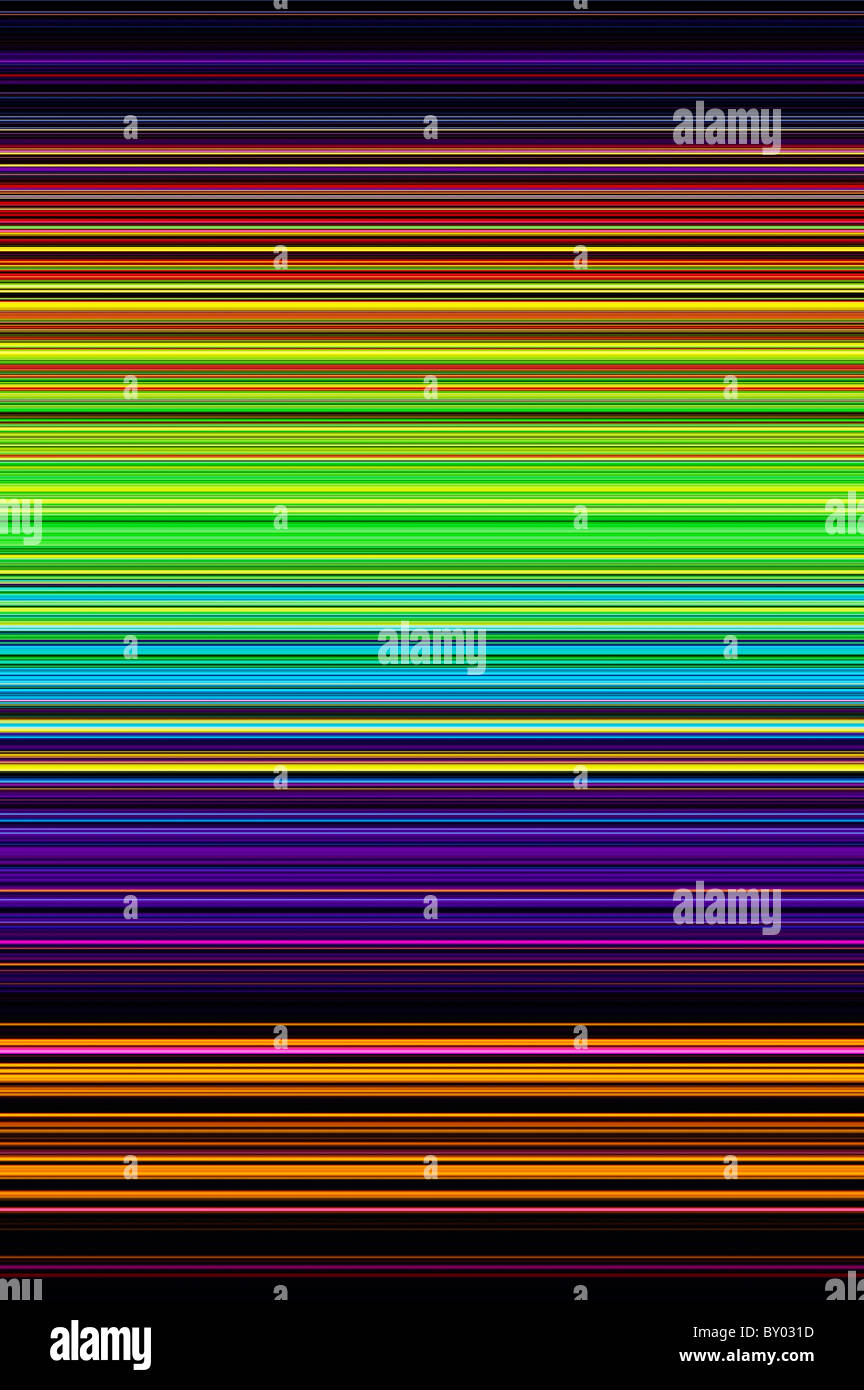 Multicoloured striped patterns. Digitally crafted from a photograph Stock Photo