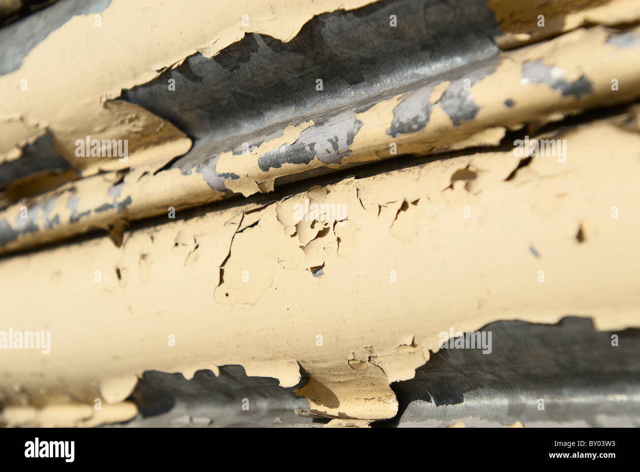 Paint peeling off metal shutter Stock Photo Alamy