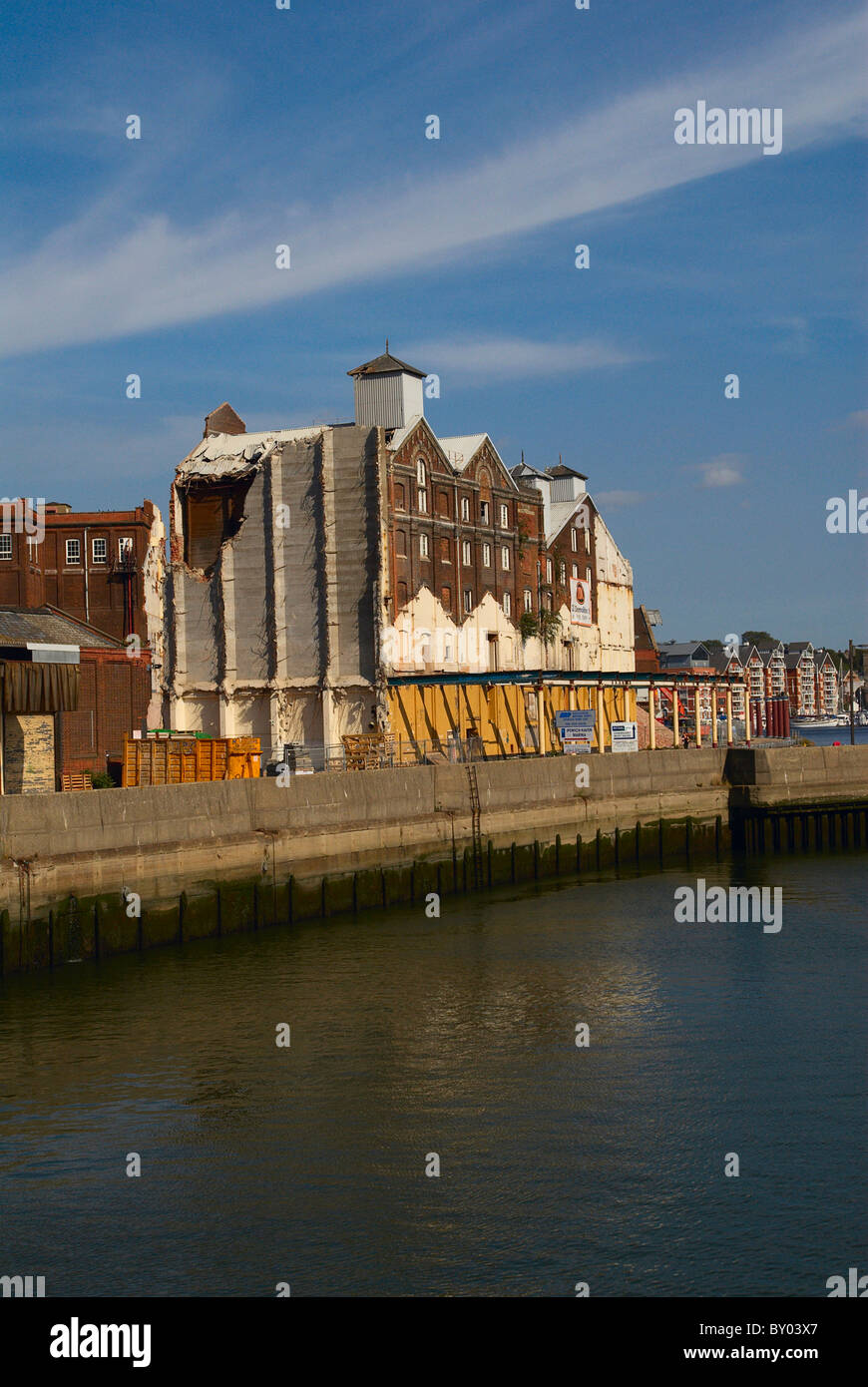 Marina Development Ipswich UK Stock Photo Alamy