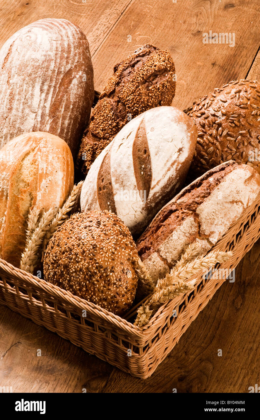 Types Of Bread Stock Image Image Of French, Rustic, Heap   38011641