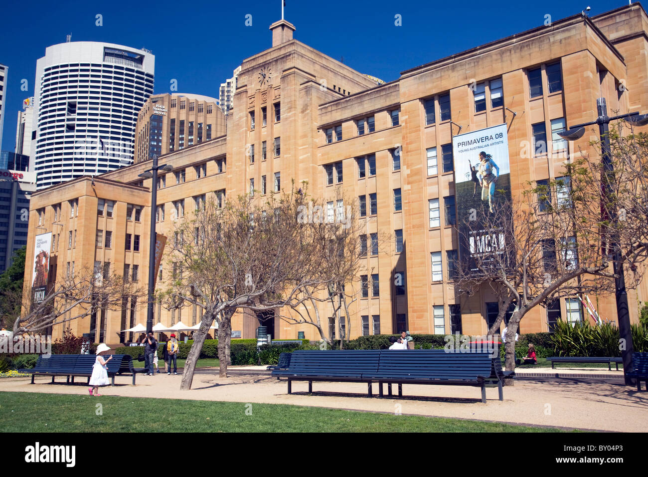 museum of contemporary art, circular quay,sydney Stock Photo