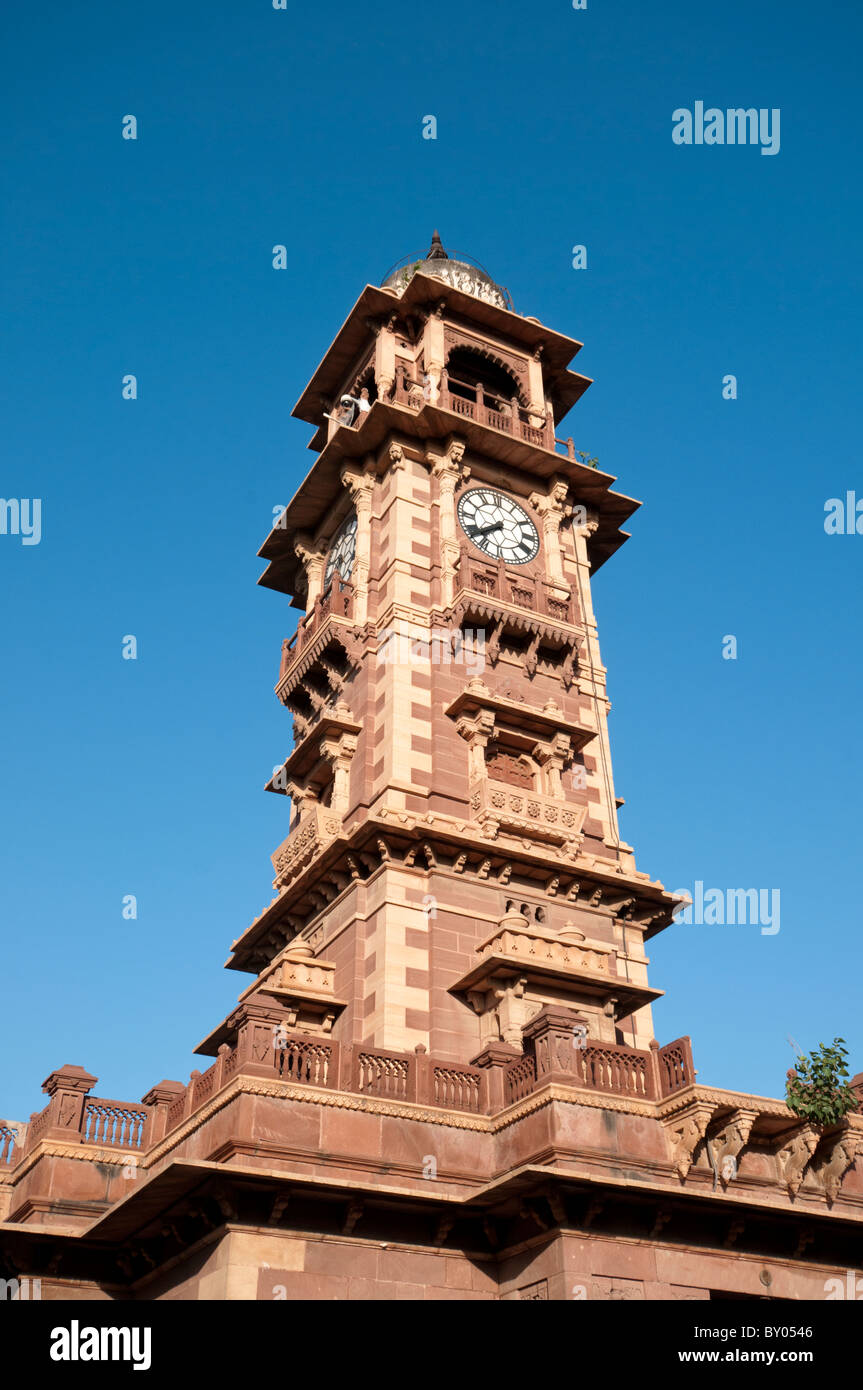 Sadar Market Clock Tower Stock Photo Alamy