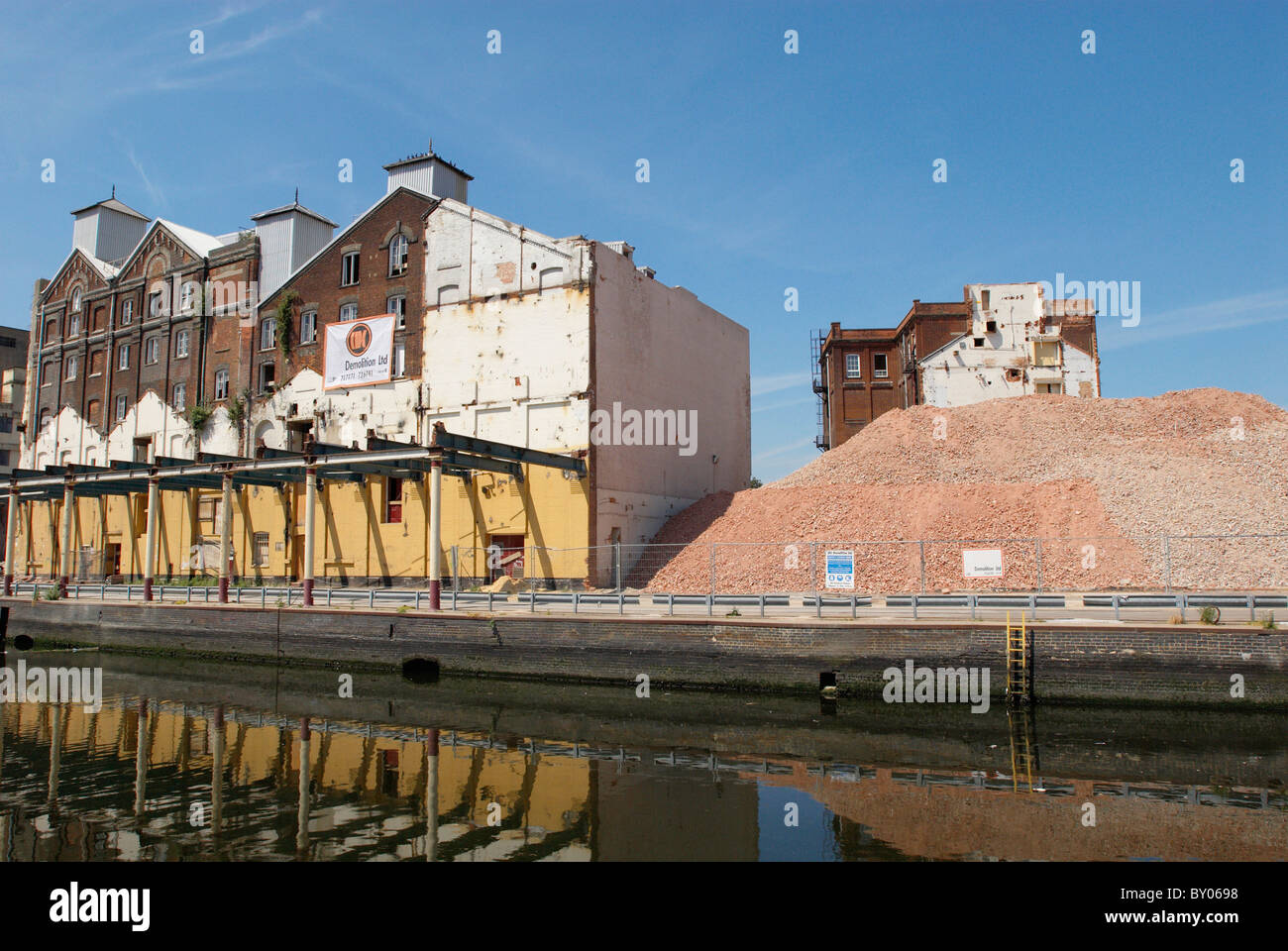 Demolition for New Marina Development, Ipswich UK Stock Photo Alamy