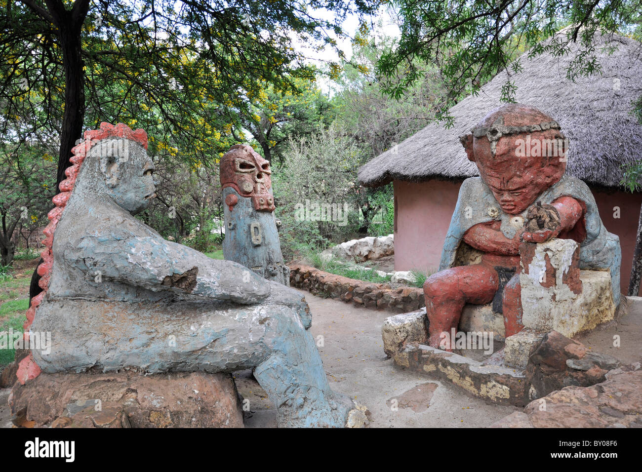 Credo Mutwa Cultural Village Soweto Johannesburg South Africa Stock Credo Mutwa Cultural Village Soweto Johannesburg South Africa Stock
