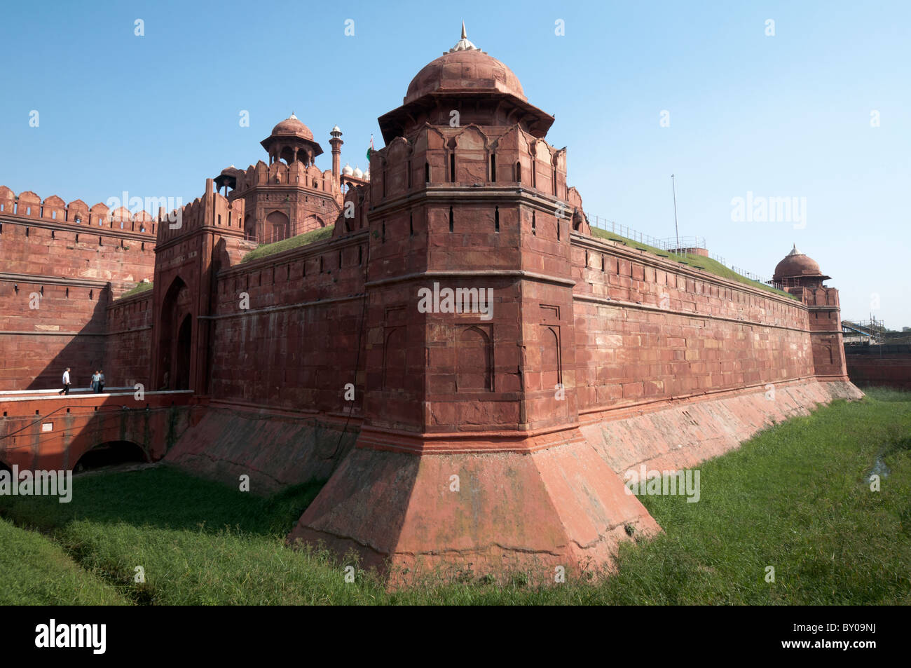 The Red Fort in Delhi Stock Photo