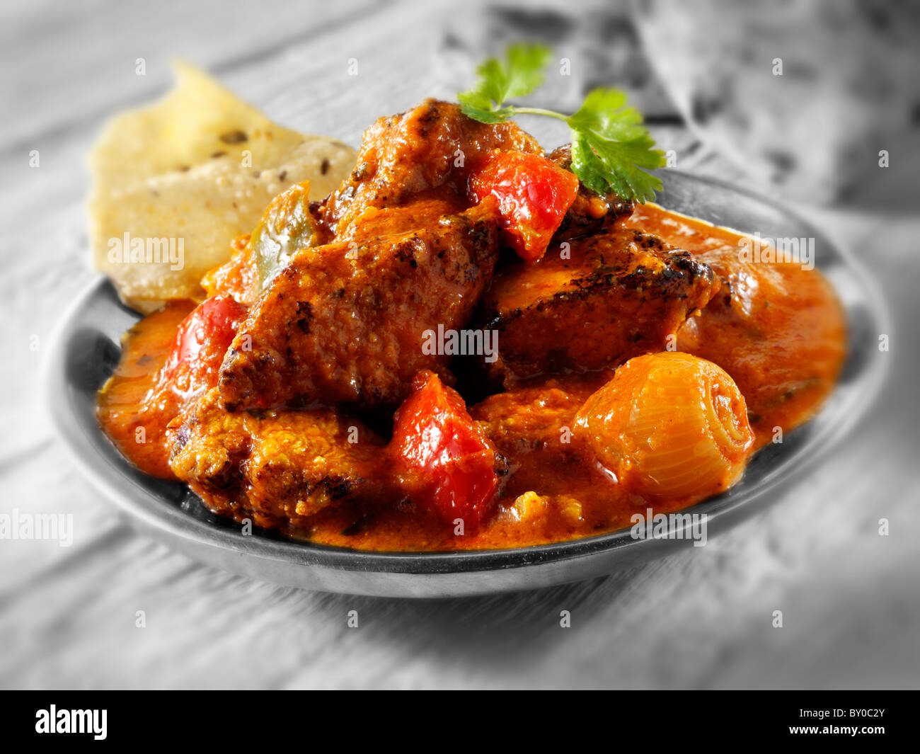 Chicken Jalfrezi, Traditional Indian recipe Stock Photo Alamy