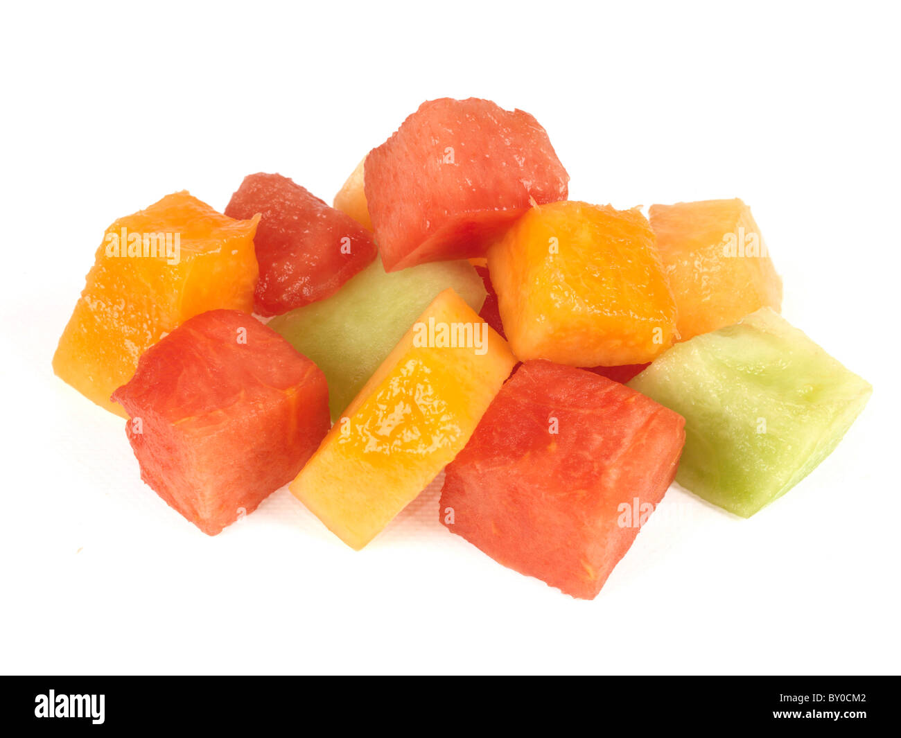 Fresh Healthy Juicy Chunks Of Ripe Sweet Melons Including Watermelon