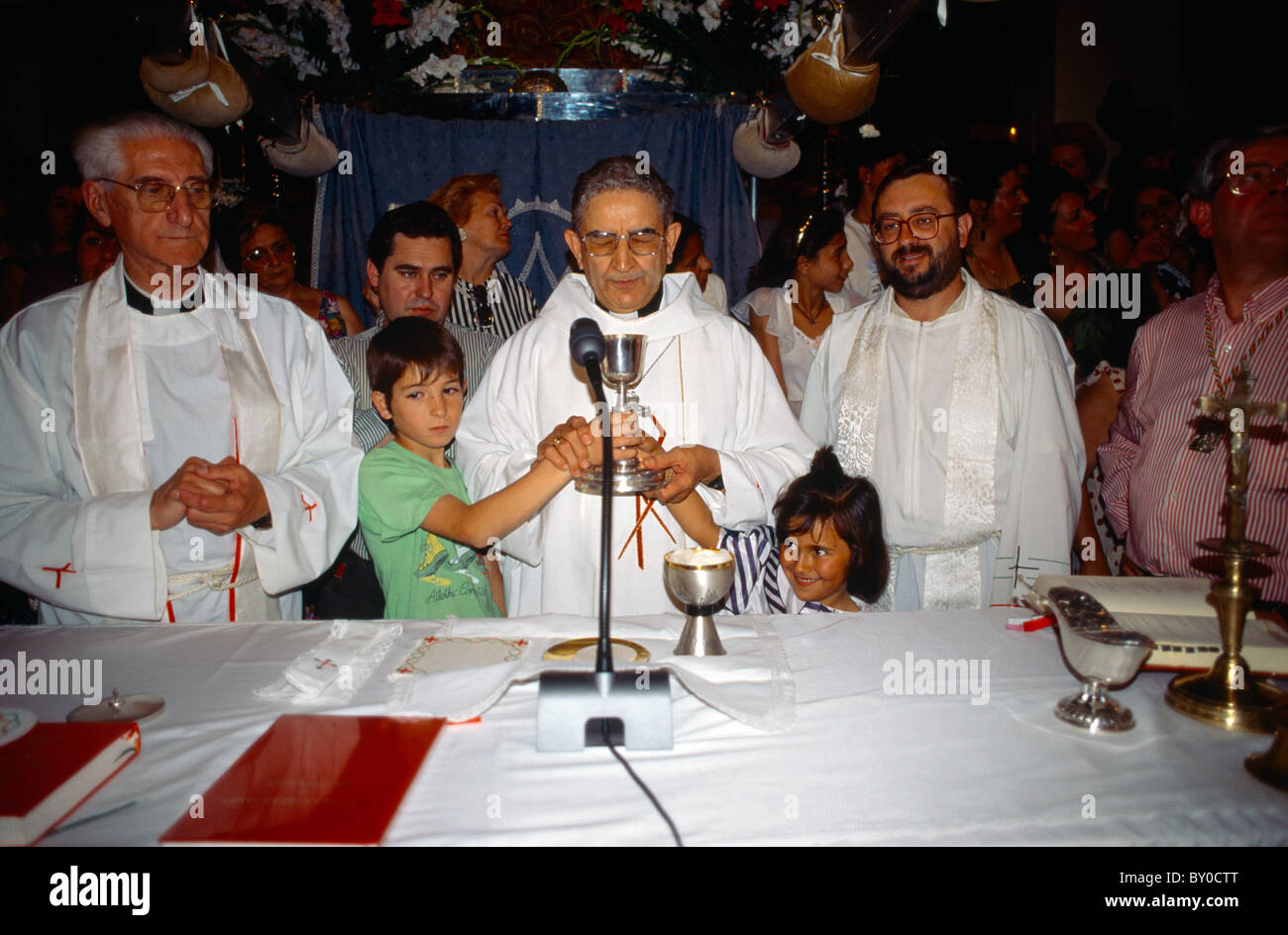 Cordoba Spain Gypsy Christening Stock Photo Alamy
