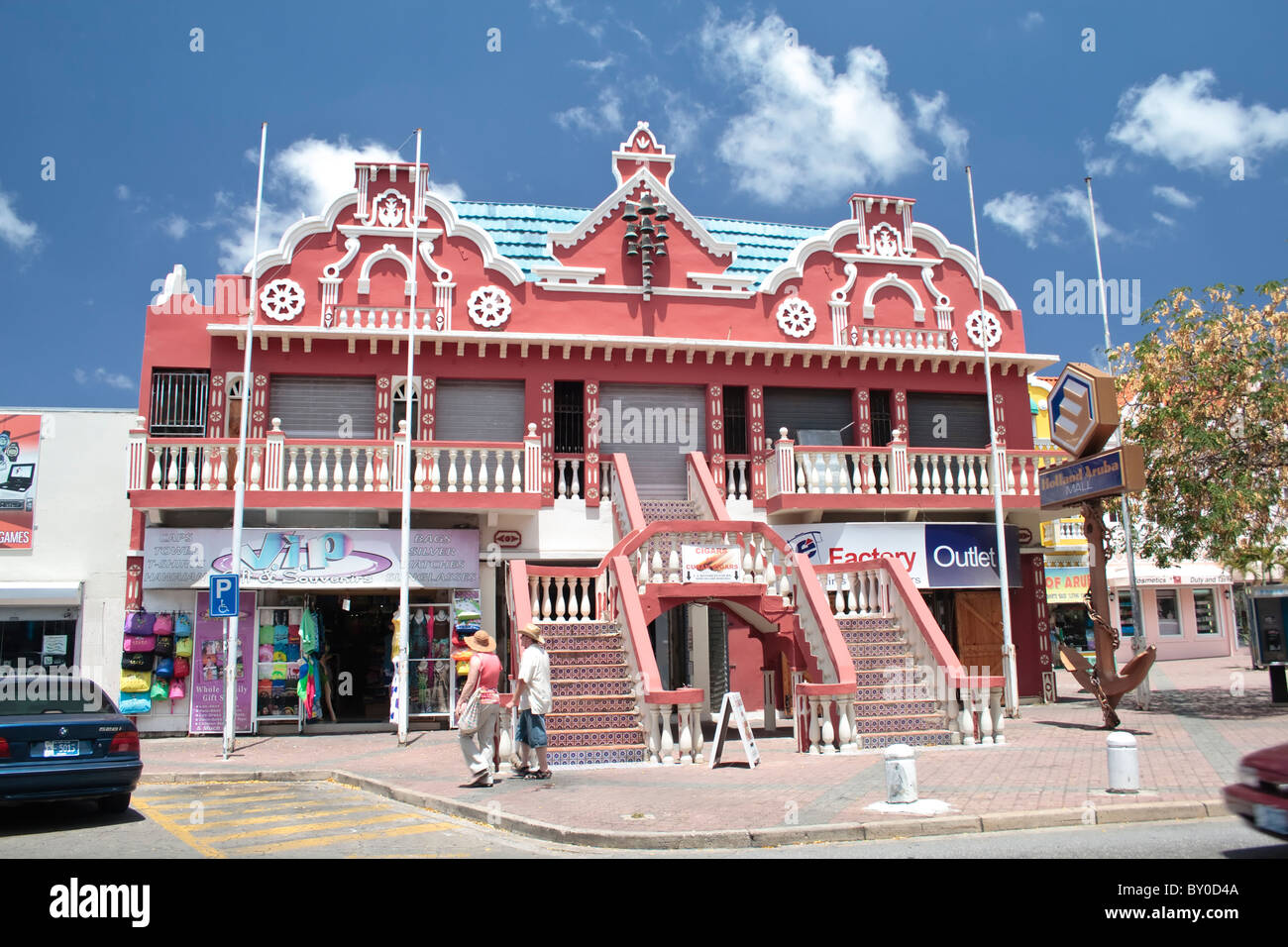 Gift and souvenir stores Holland Aruba outdoor mall Oranjestad Aruba