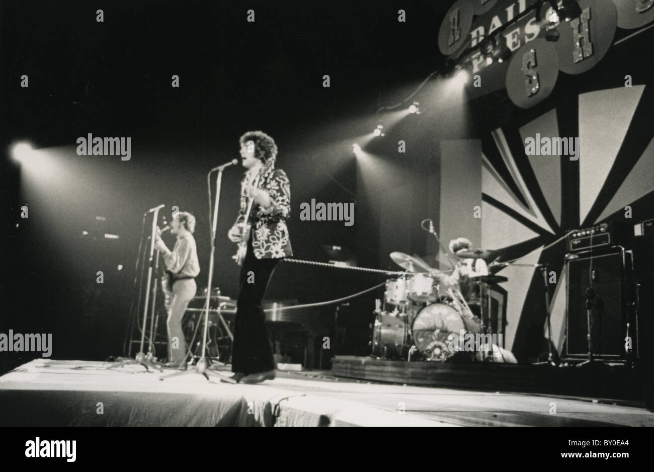 CREAM UK rock group at Daily Express Wembley concert in 1966 from l