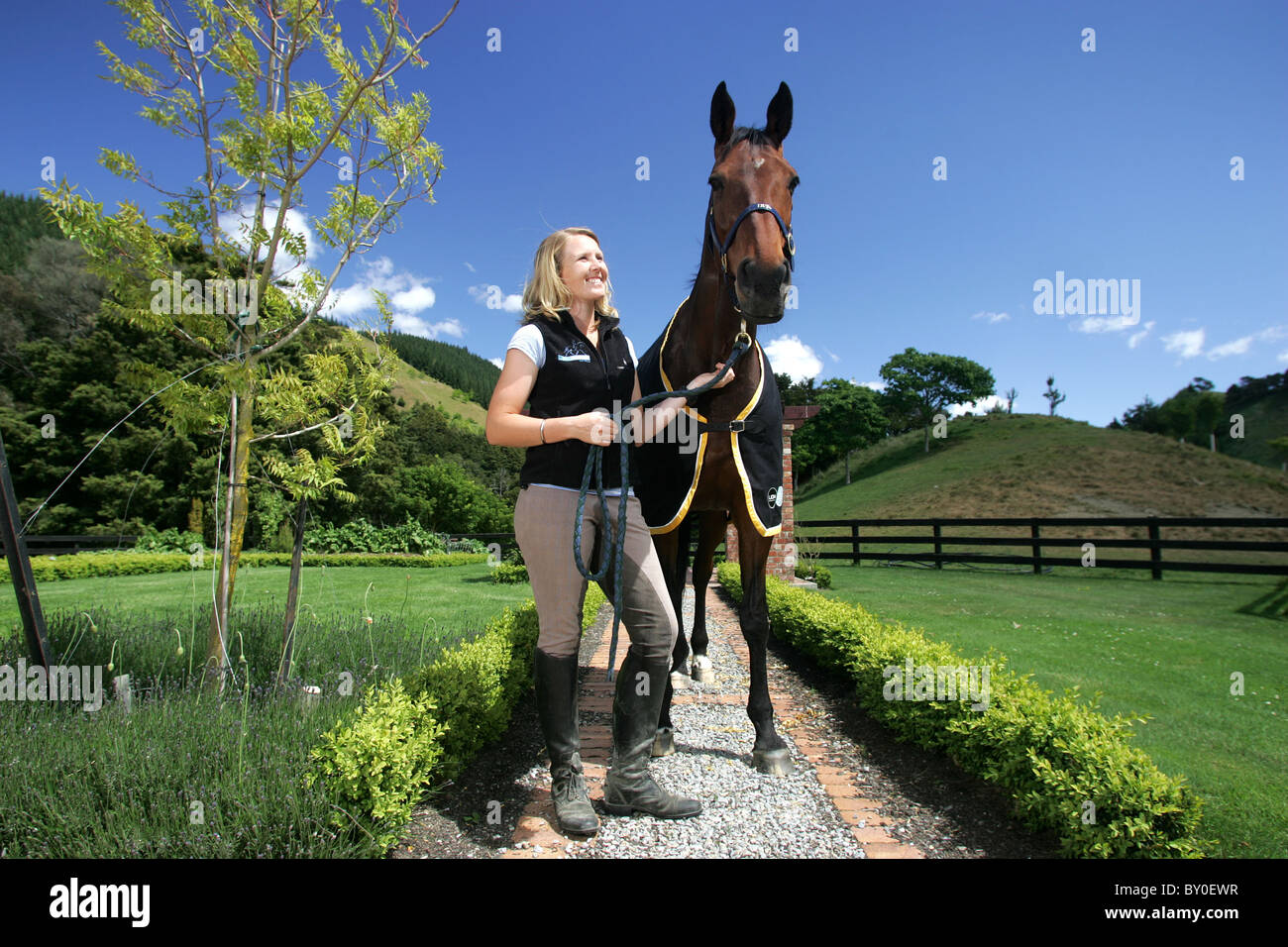 Top young dressage rider Hannah Appleton with her horse Grace