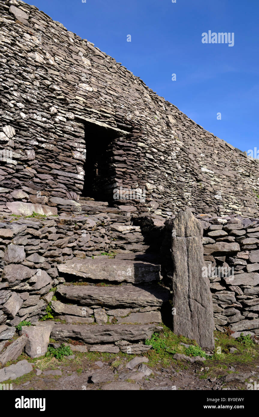 Skellig Michael Ancient Celtic monastic island settlement island County