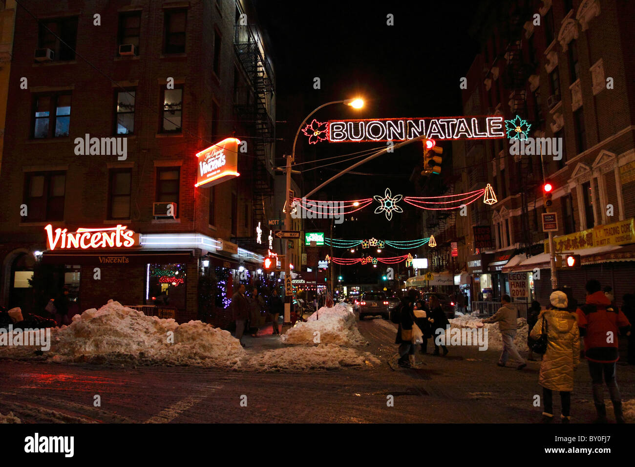 Christmas at little italy hires stock photography and images Alamy