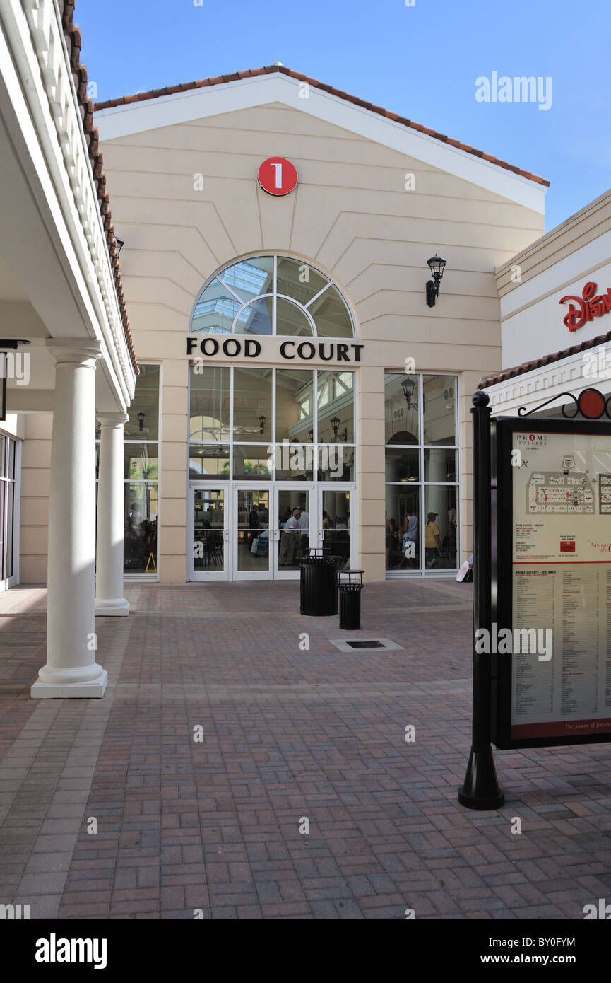 Prime Outlets shopping center International Drive Florida Stock Photo