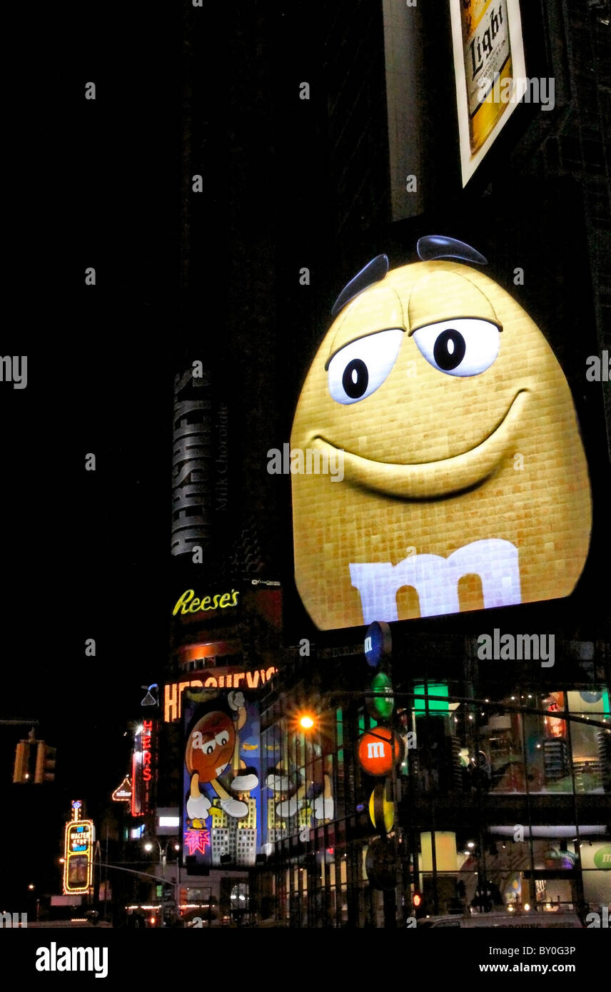 The Hersheys Chocolate store, Times Square, New York City Stock Photo