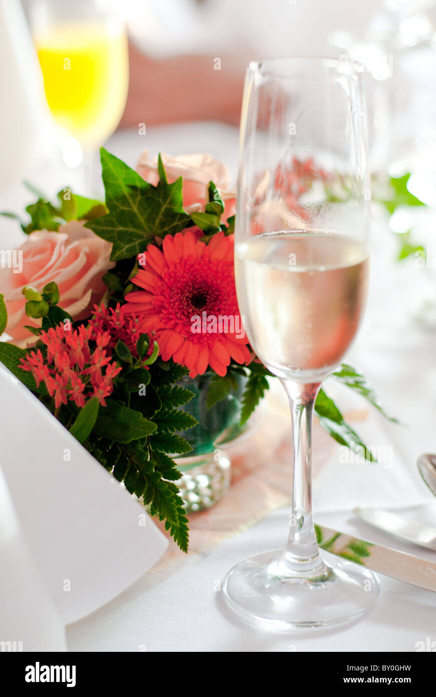 The table decoration of a celebration Stock Photo