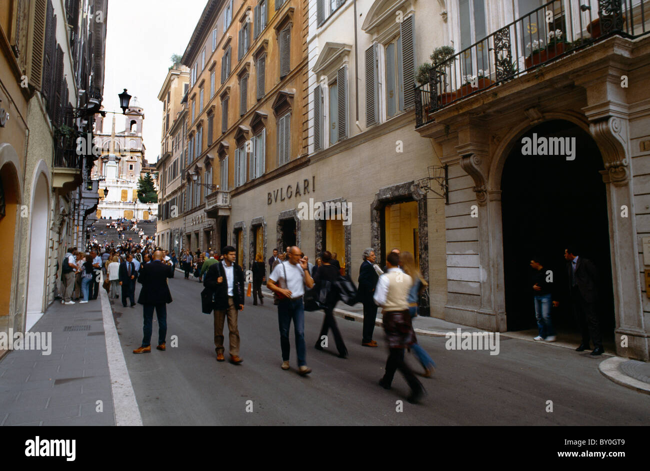 Louis Vuitton shop along Via dei Condotti street Tridente district Rome  Italy Europe Stock Photo - Alamy