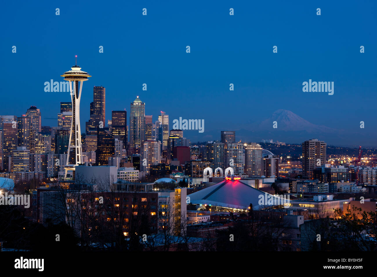 Seattle Skyline from Kerry Park Stock Photo - Alamy
