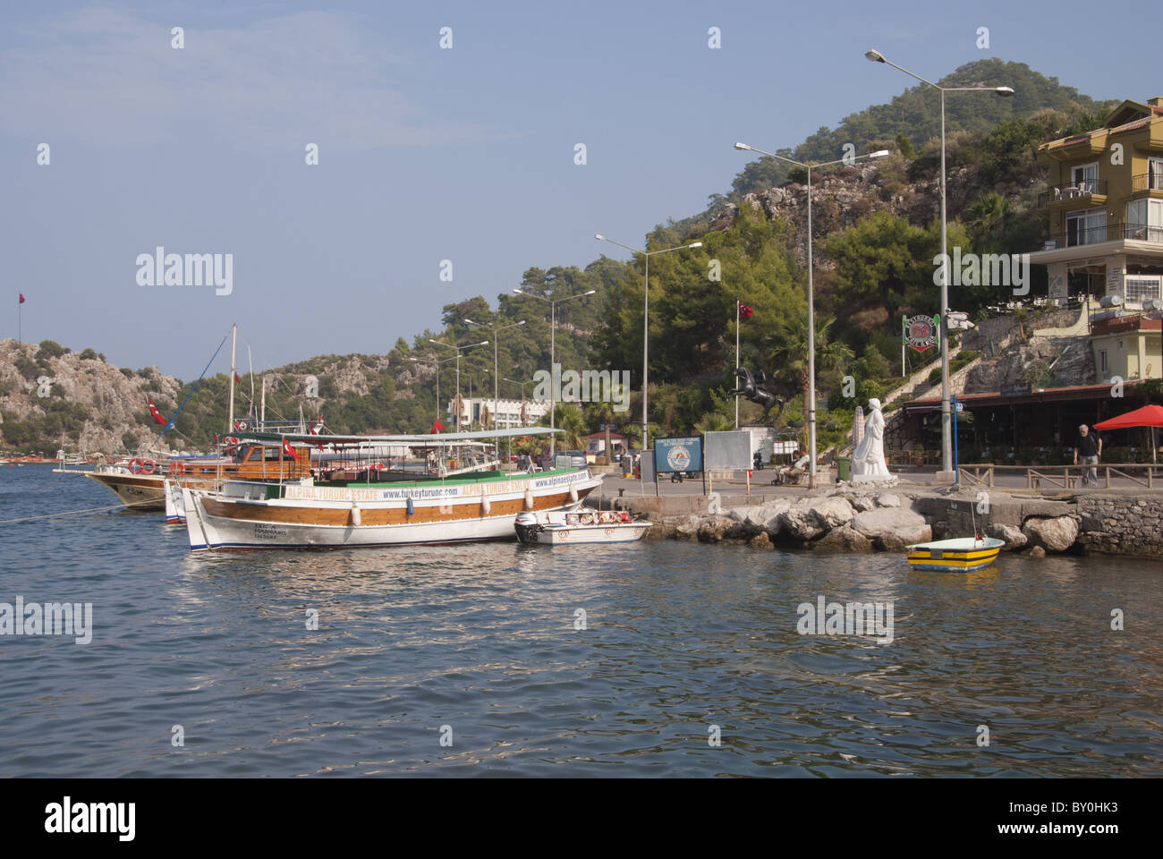 Turunc harbour, Turkey Stock Photo