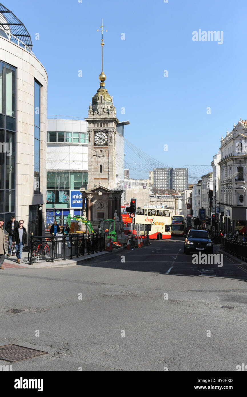 Brighton Clock Tower North Street Brighton England Stock Photo Alamy