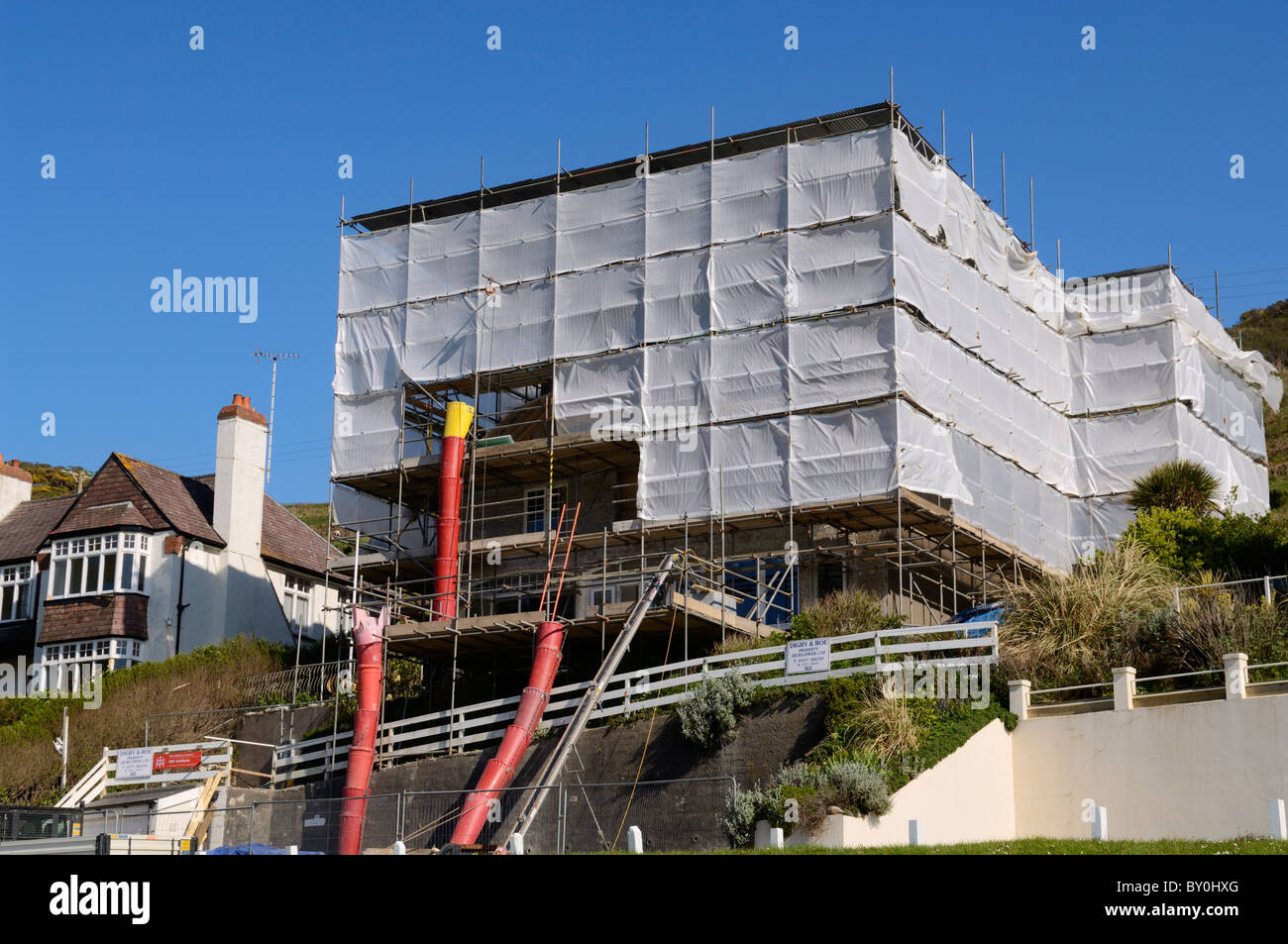 Plastic sheeting house hires stock photography and images Alamy