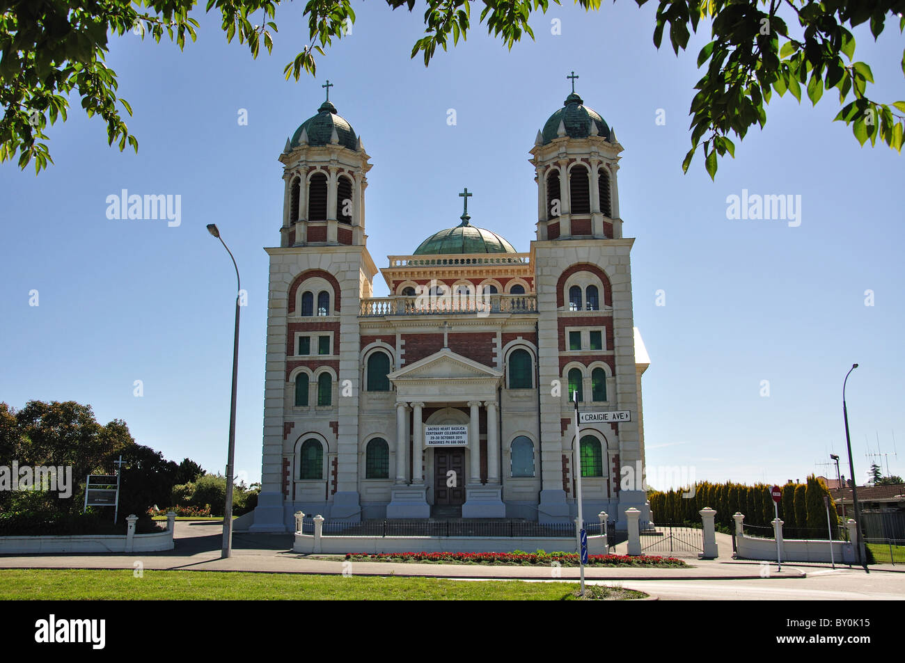 The Church of the Sacred Heart, Craigie Ave, Timaru, South Canterbury, Canterbury Region, South Island, New Zealand Stock Photo
