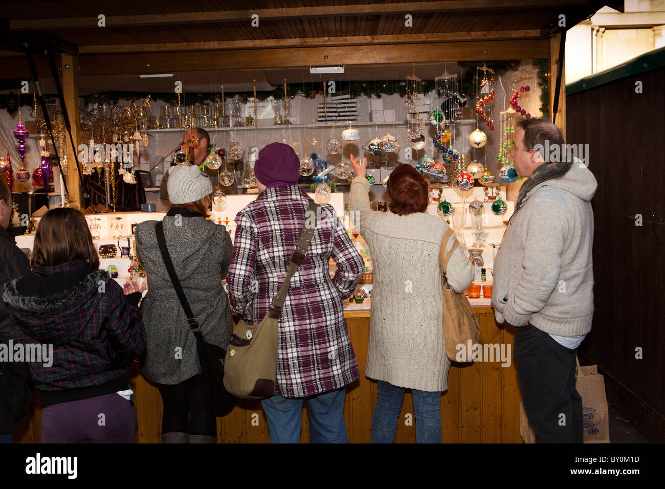 UK, England, Yorkshire, Leeds, Milennium Square, Christkindelmarkt