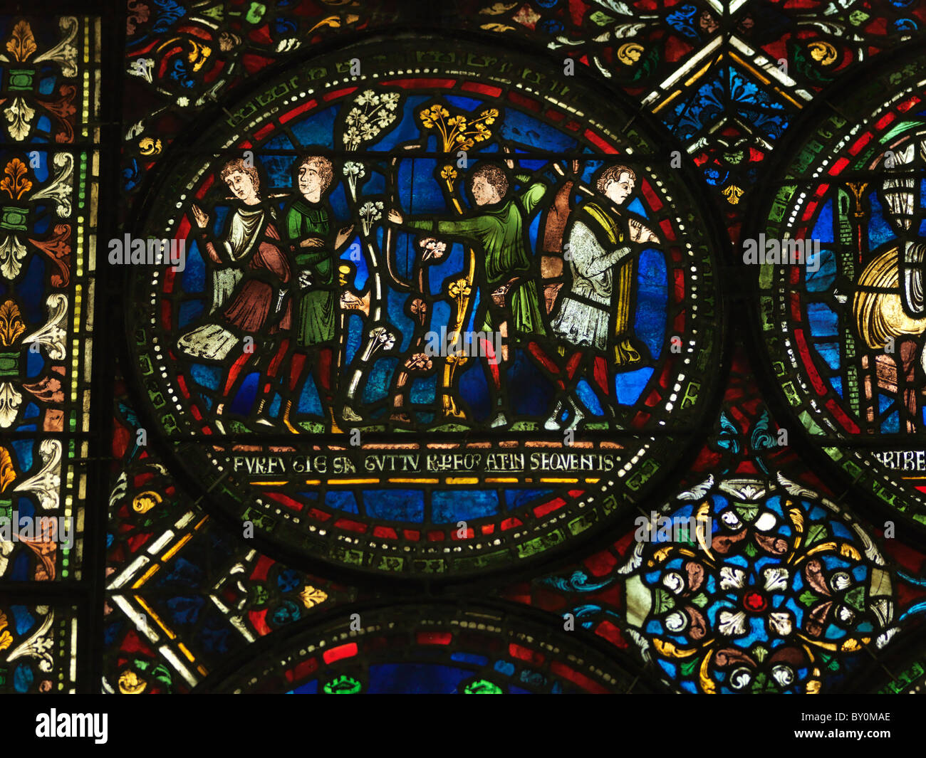Canterbury Kent England Canterbury Cathedral Stained Glass Window Of