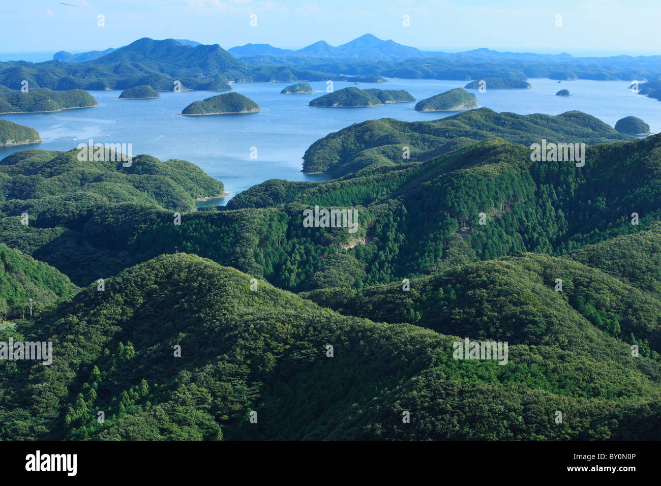 Aso Bay, Tsushima, Nagasaki, Japan Stock Photo