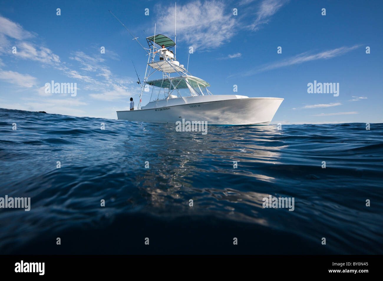 Big-game Fishing, Isla Mujeres, Yucatan Peninsula, Caribbean Sea, Mexico Stock Photo