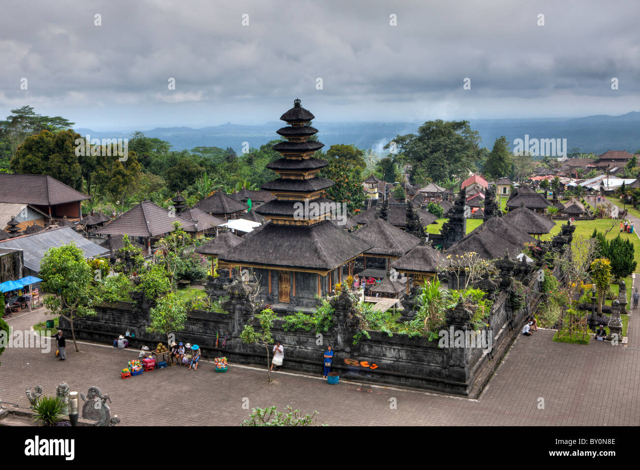 Pura Besakih Temple, Bali, Indonesia Stock Photo