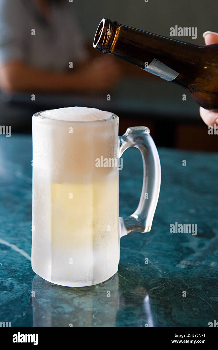 A cold beer Stock Photo Alamy