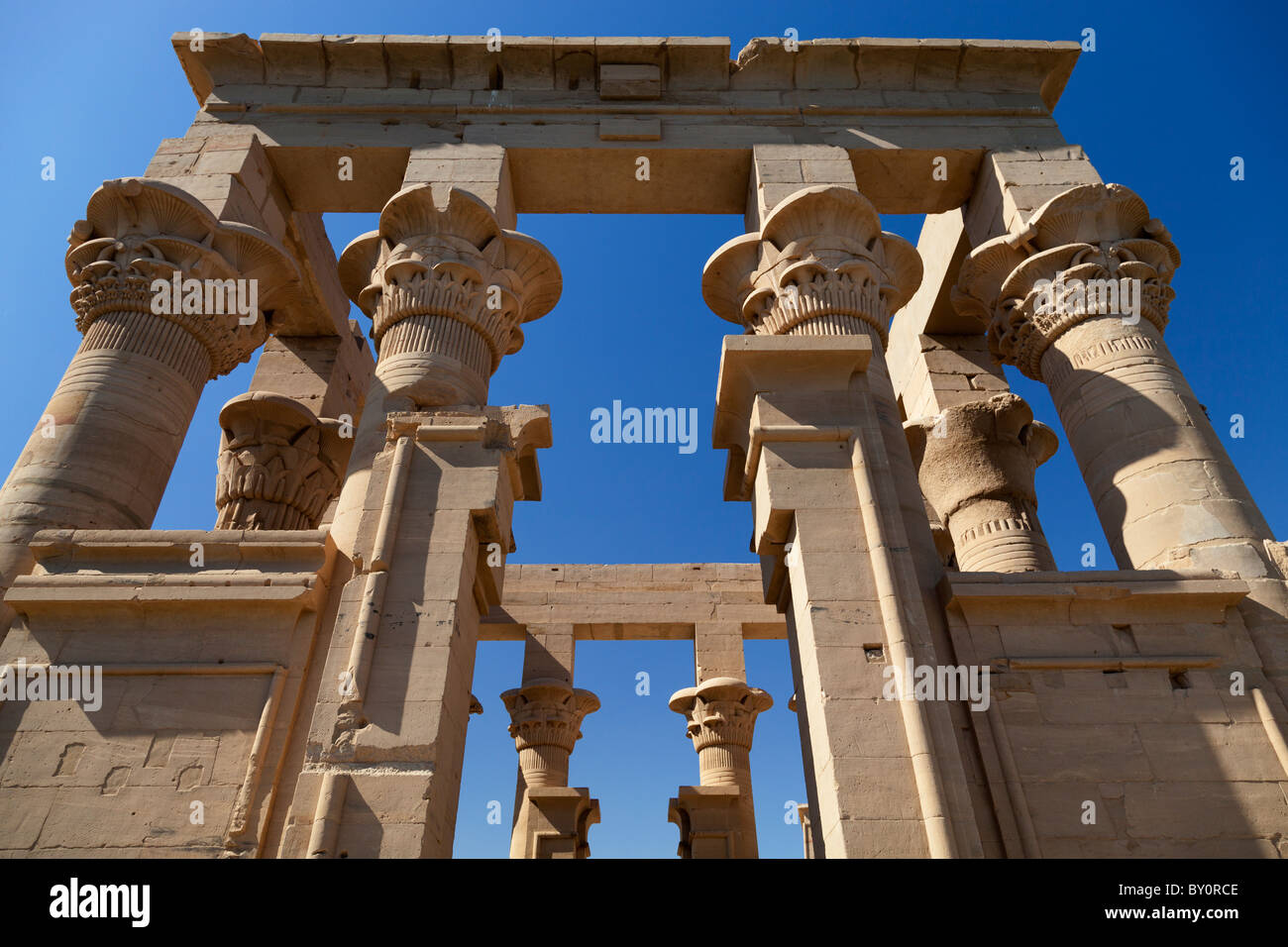 Philae Temple, Egypt- Trajan's Kiosk 5 Stock Photo