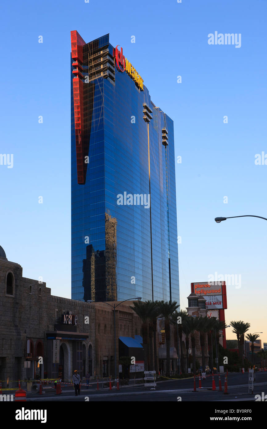 Strip buildings, Strip, Las Vegas in Nevada, USA Stock Photo