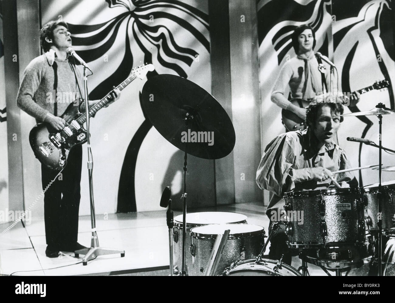 CREAM UK rock group on Top Of the Pops in January. from l: Jack Bruce ...