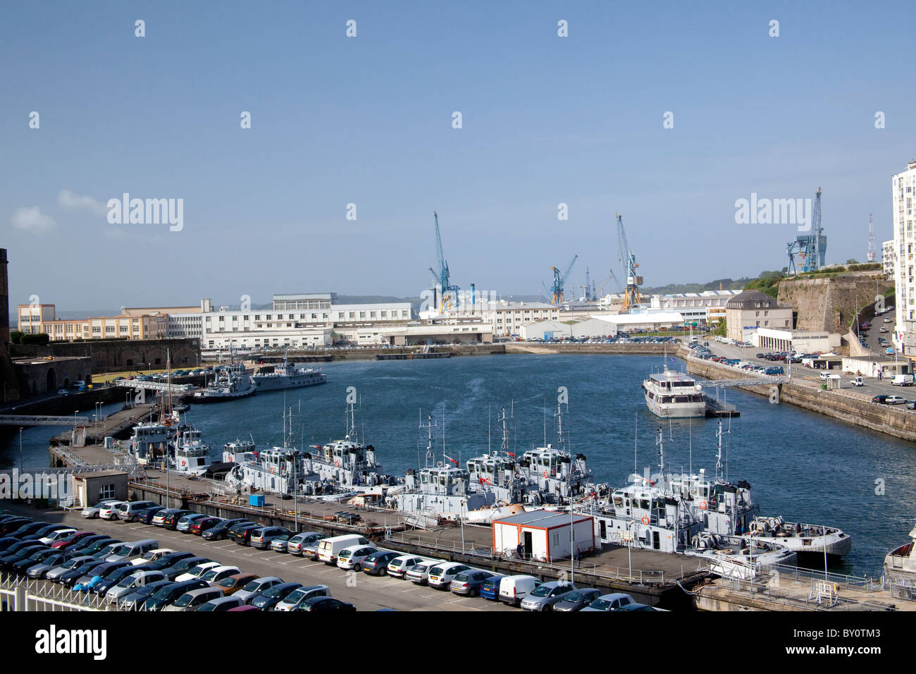 Naval port brest brittany france hi-res stock photography and images - Alamy