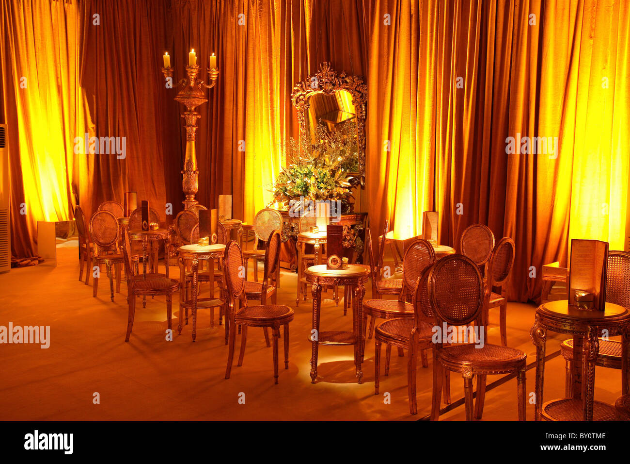 glamorous bar club interior Stock Photo