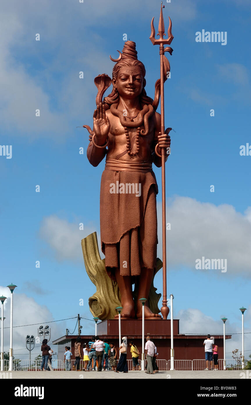 Big statue of Shiva Stock Photo Alamy