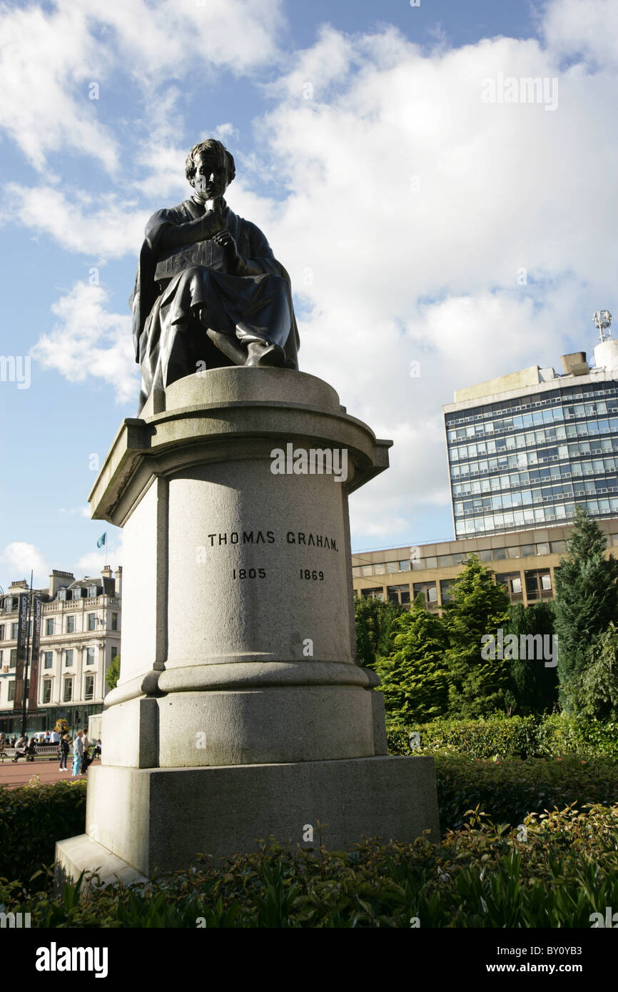 City of Glasgow, Scotland. The Thomas Graham statue at Glasgow’s