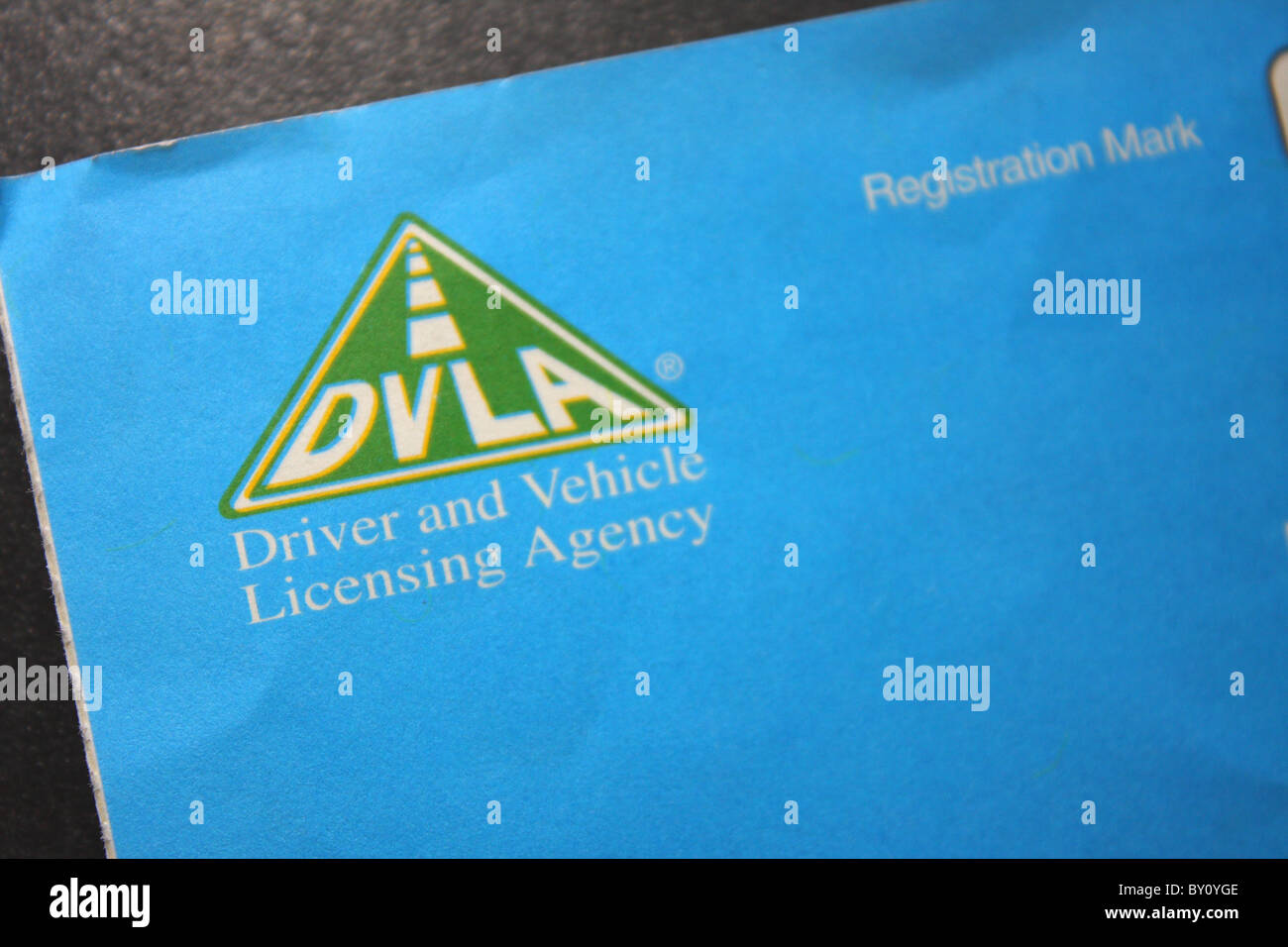 The DVLA vehicle registration certificate V5 Stock Photo Alamy