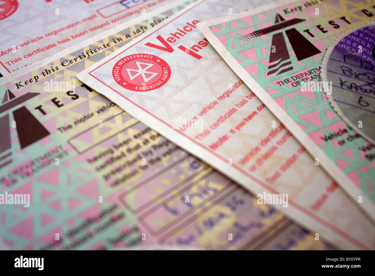 Mot test certificate hires stock photography and images Alamy