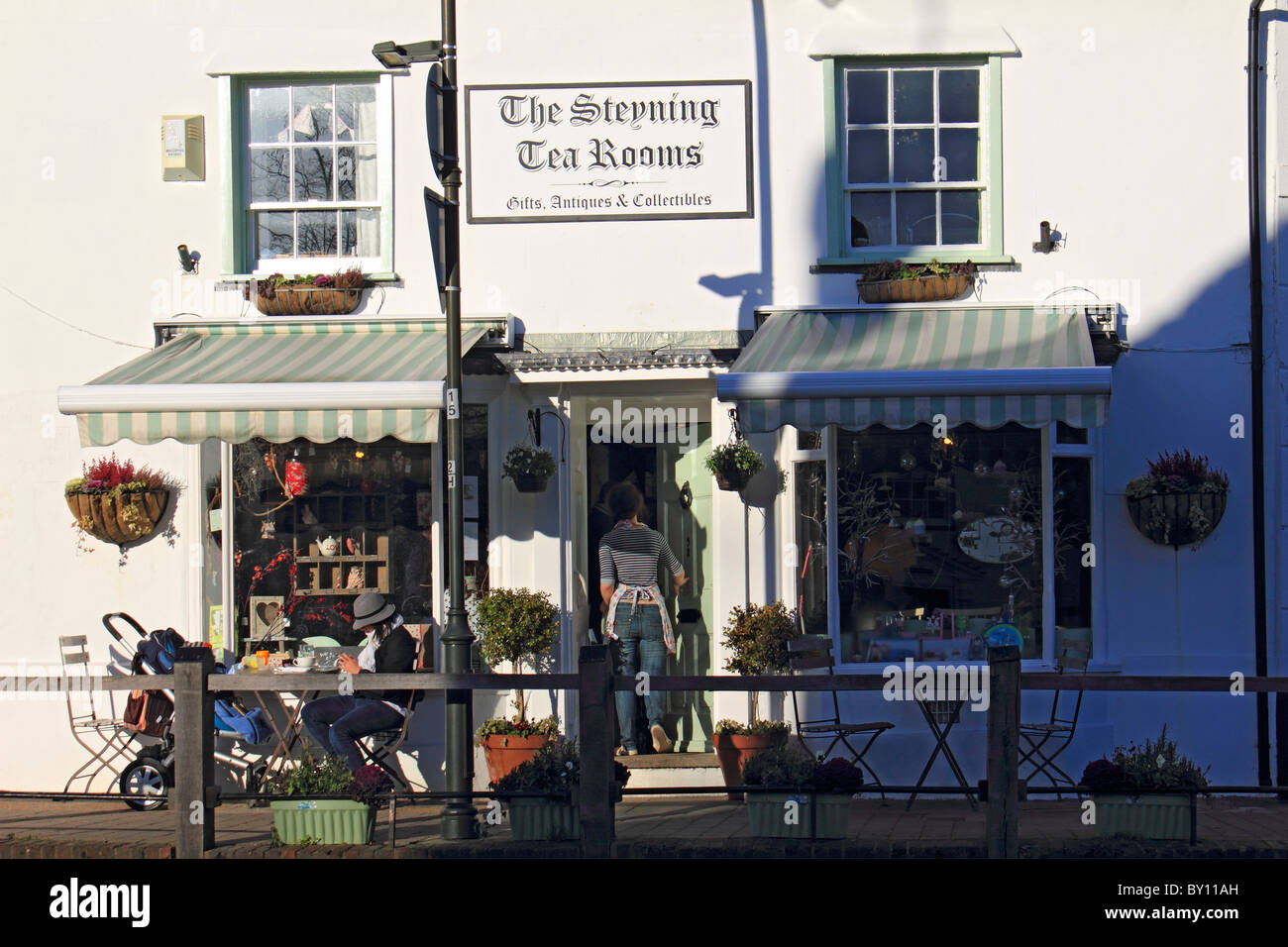 The Steyning Tea Rooms, West Sussex, England UK Stock Photo Alamy