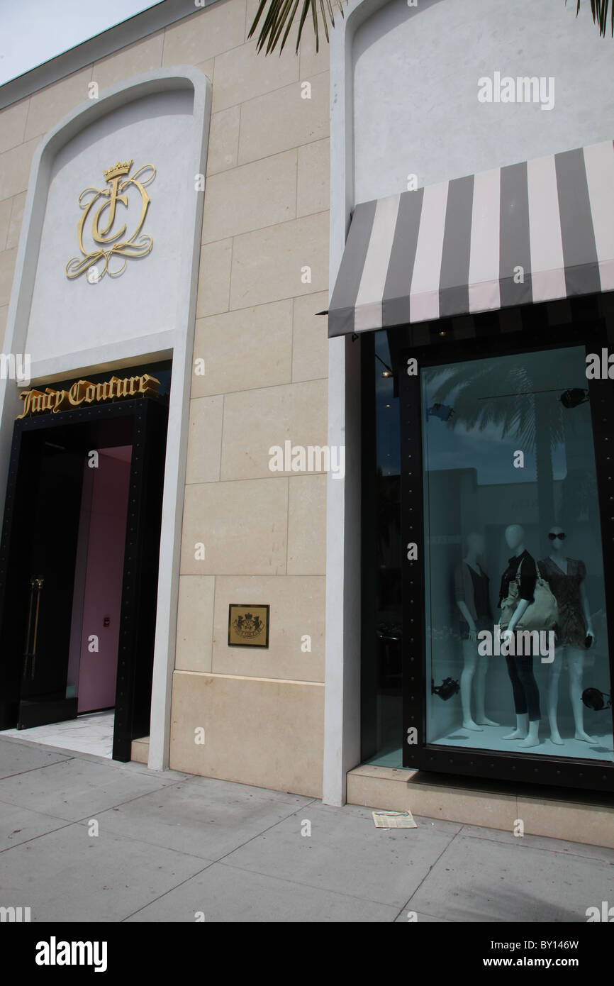 JUICY COUTURE BEVERLY HILLS 456 N. RODEO DRIVE BEVERLY HILLS CALIFONIA USA  BEVERLY HILLS STORE 01 August 2010 Stock Photo - Alamy