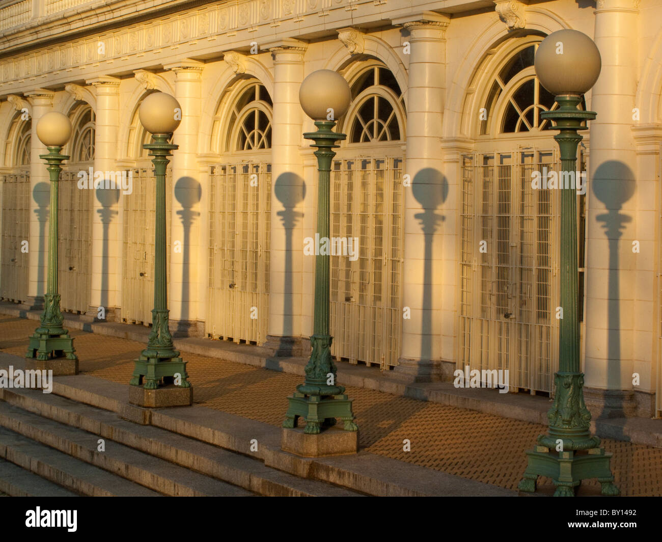 Prospect Park boat house Stock Photo Alamy